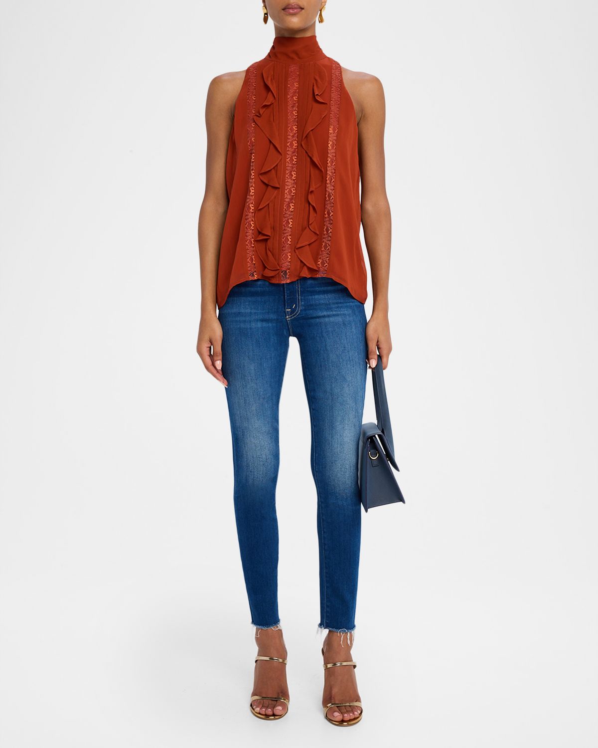 Ramy Brook Christine Halter Blouse
