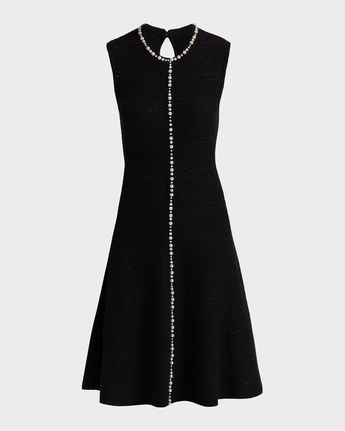 Rickie Freeman for Teri Jon Sleeveless Beaded Metallic Knit Dress | Thumbnail 6 Rickie Freeman for Teri Jon Sleeveless Beaded Metallic Knit Dress | Thumbnail 6