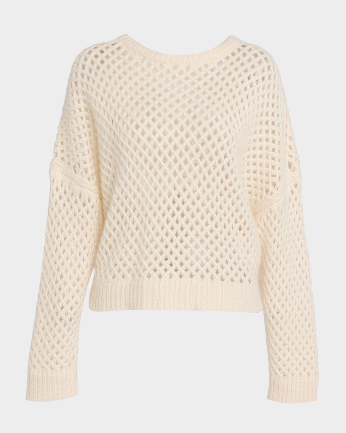 Max Mara Essen Open-Knit Cashmere-Silk Sweater