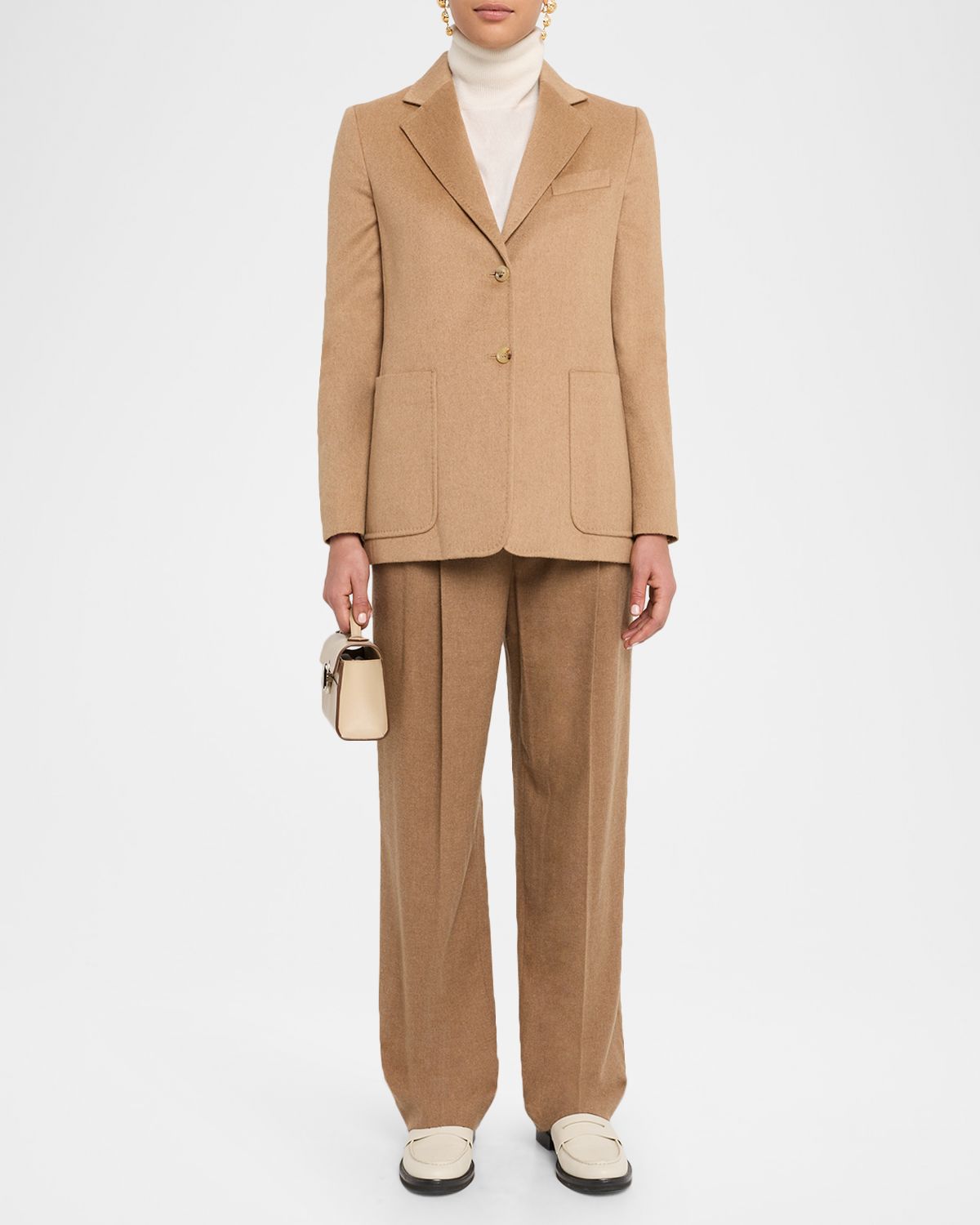 Max Mara Belluno Single-Breasted Wool Jacket