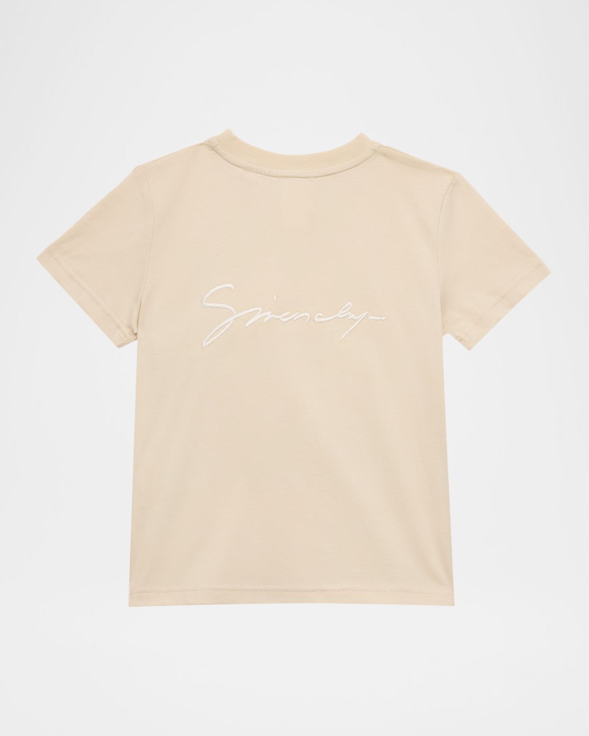 Givenchy Boy 's Short-Sleeve Embroidered Logo T-Shirt, Size -6