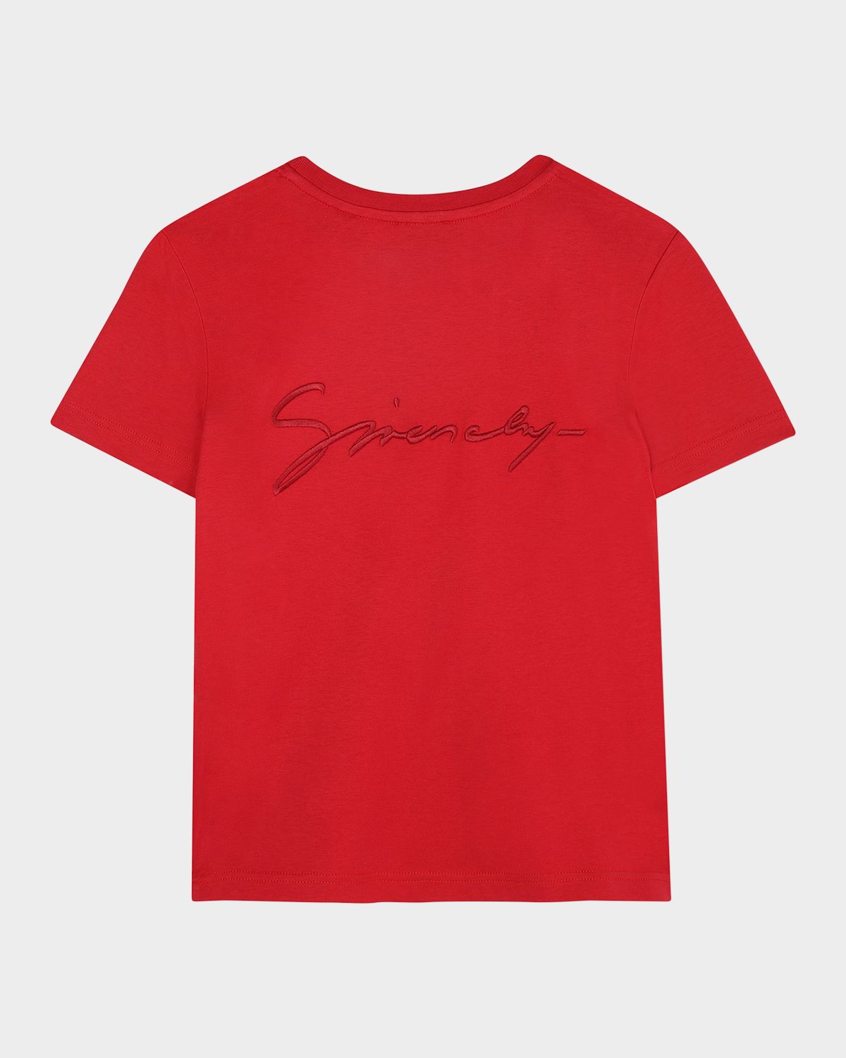 Givenchy Boy 's Short-Sleeve Embroidered Logo T-Shirt