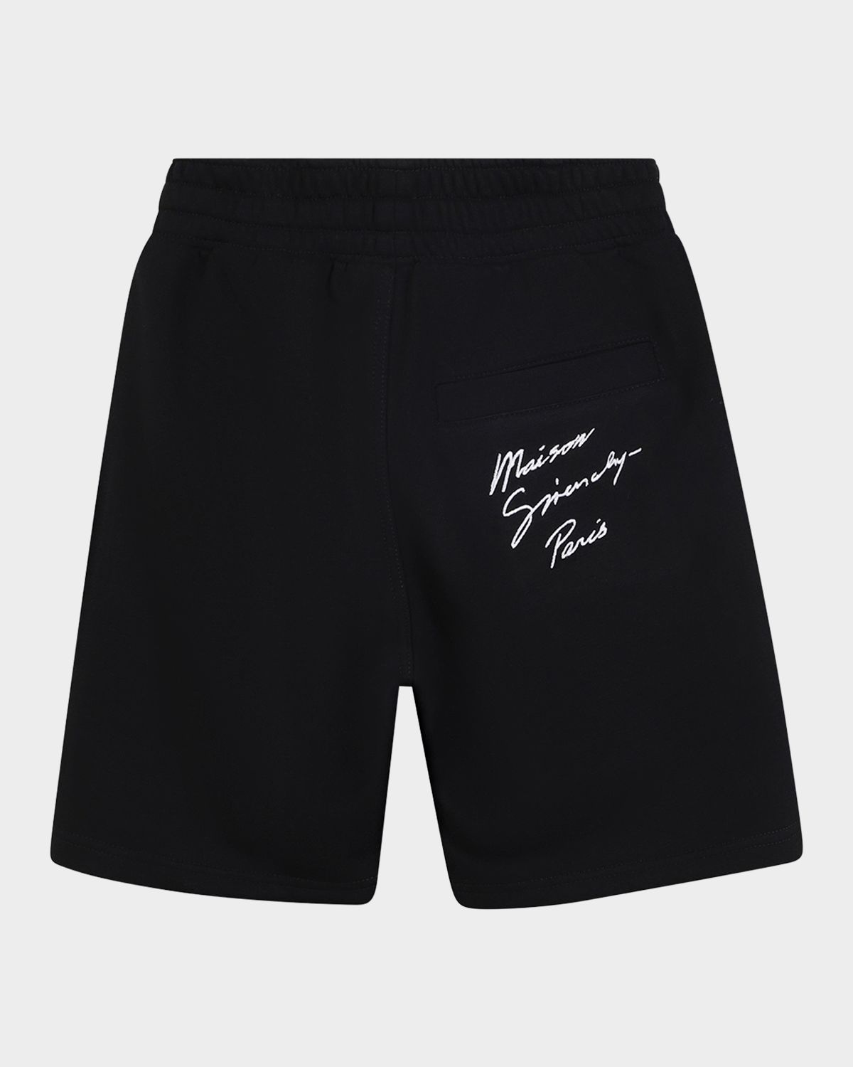 Givenchy Boy 's Embroidered Logo Shorts, Size 8-14