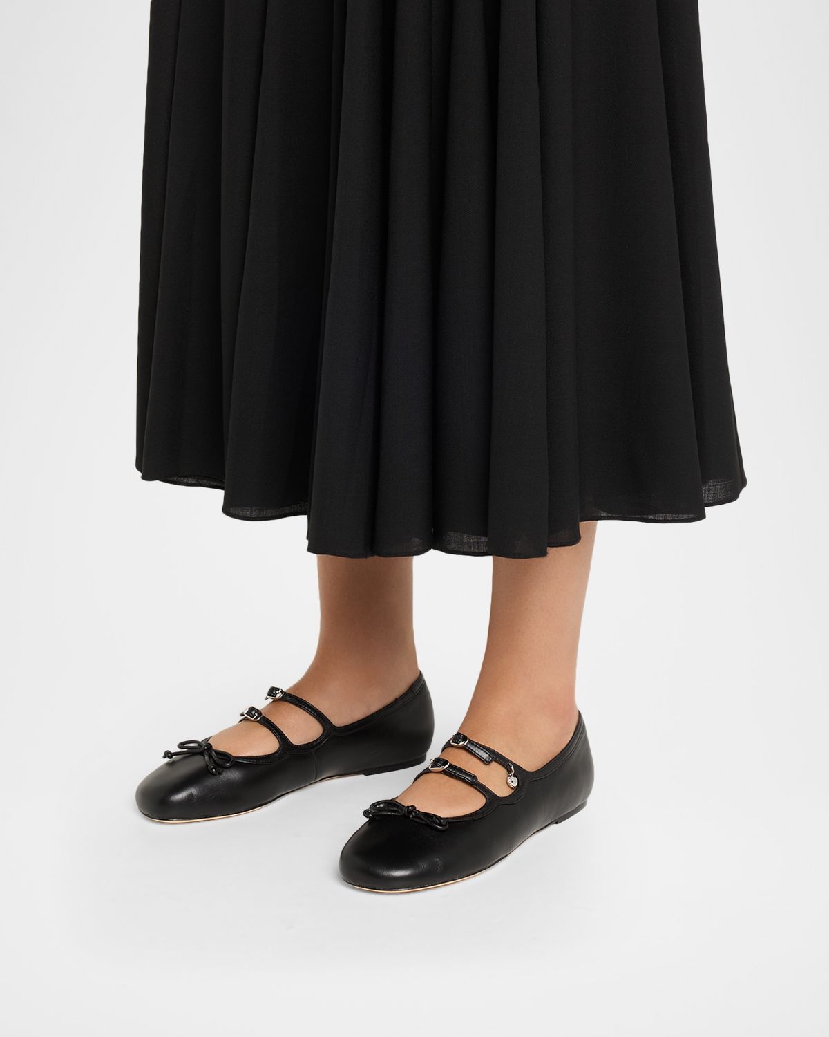 Marc Jacobs The Kiki Leather Ballerina Flats