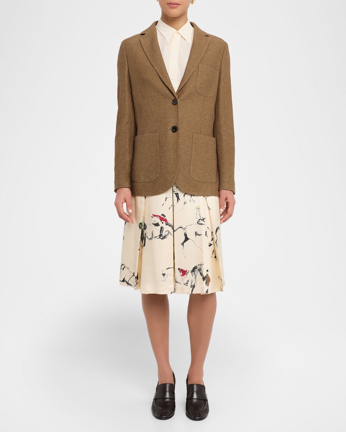 Loro Piana Single-Breasted Cashmere Jacket