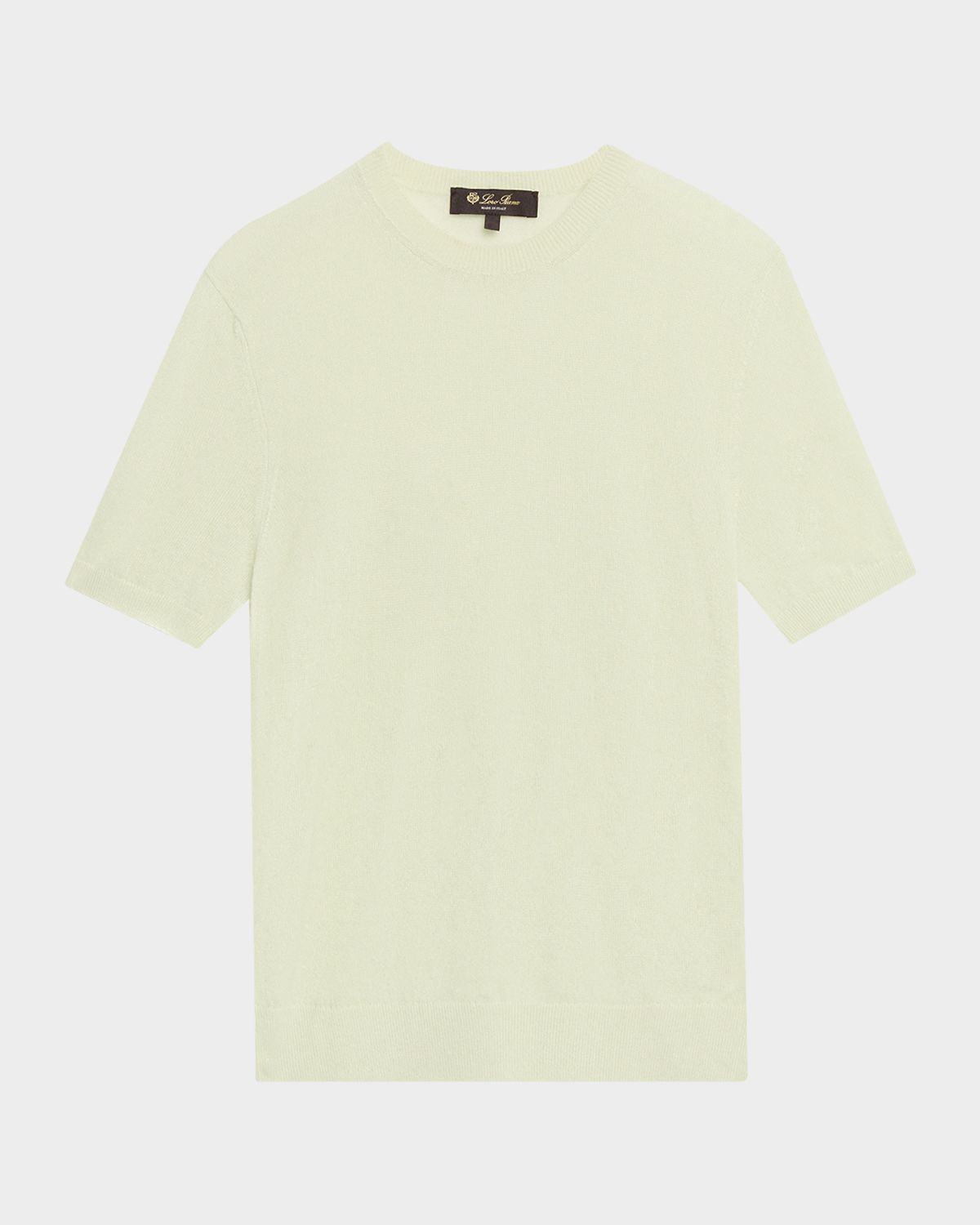 Loro Piana Camino Cashmere-Silk Crewneck Sweater