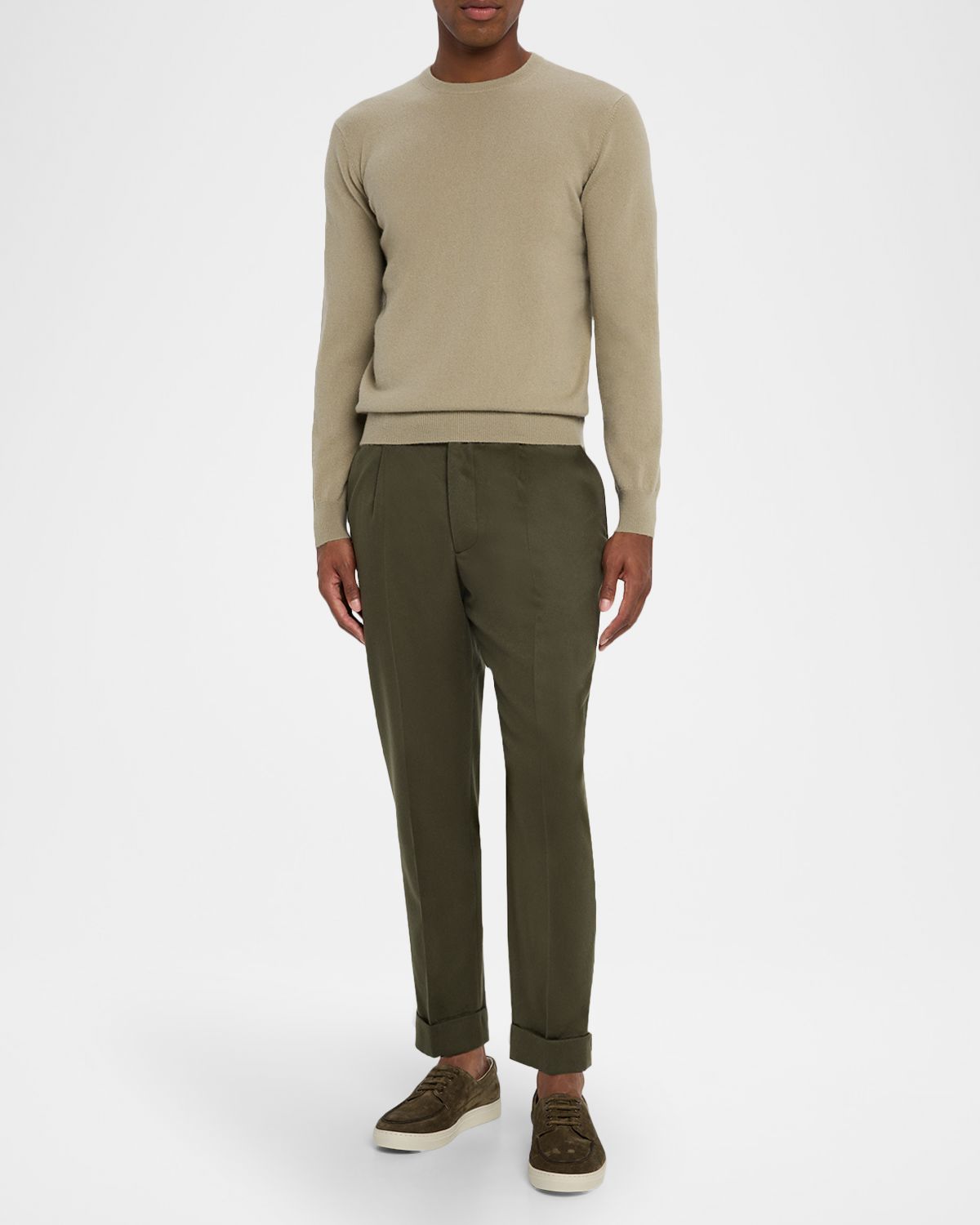 Neiman Marcus Men 's Cashmere Crewneck Sweater