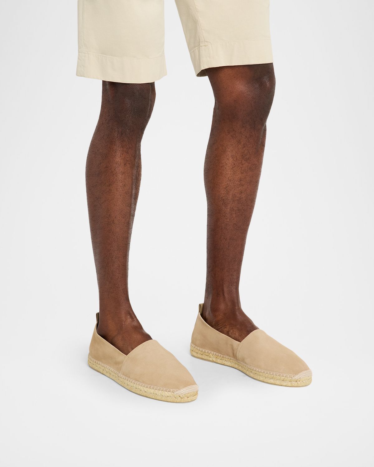 Ralph Lauren Men 's Bosworth Suede Jute-Sole Espadrilles