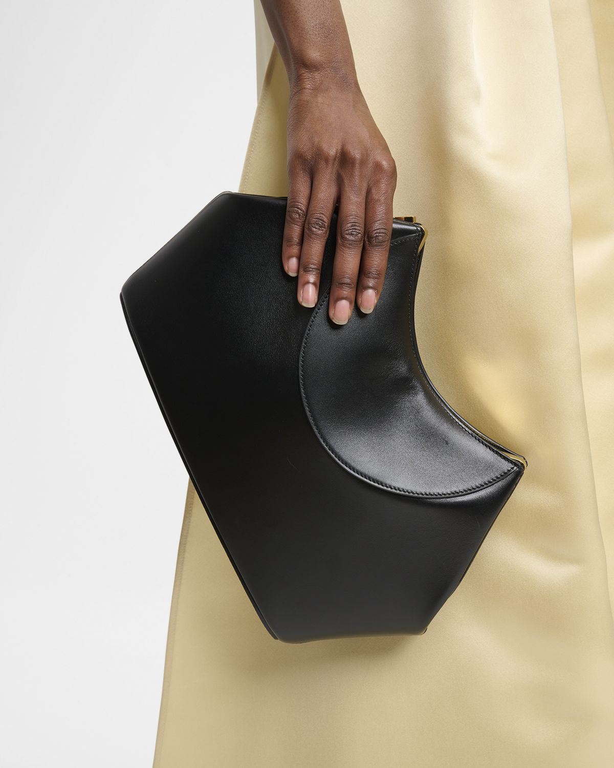 Givenchy Facet Clutch Bag in Smooth Leather