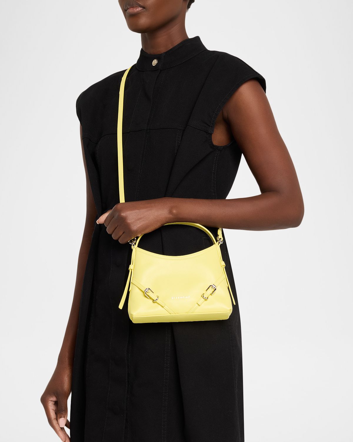 Givenchy Voyou Nano Crossbody Bag in Shiny Leather