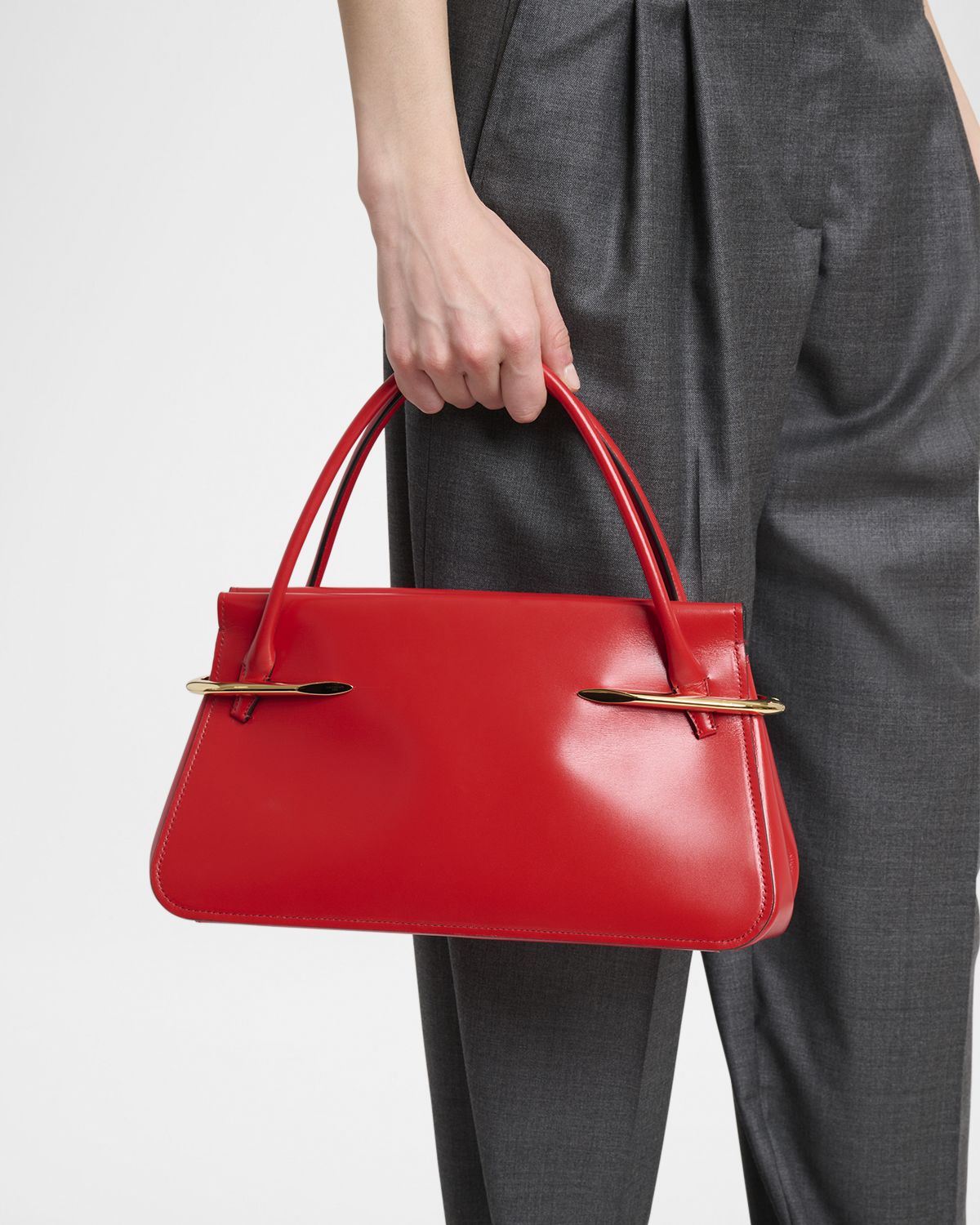 Givenchy Pinch Medium Top-Handle Bag in Smooth Leather