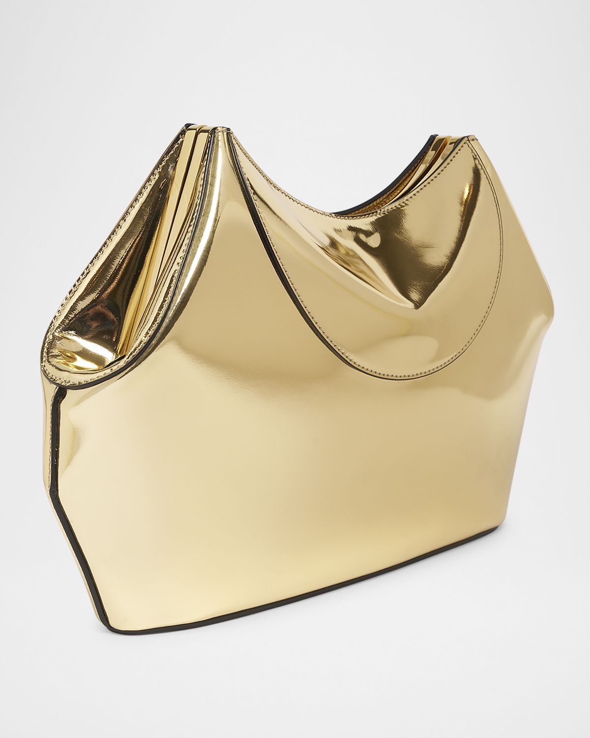 Givenchy Facet Clutch Bag in Laminated Leather