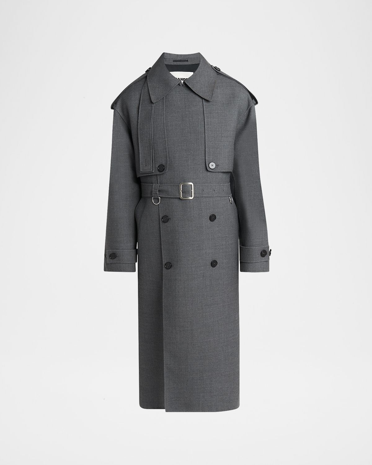 Jil Sander Men 's Belted Double-Breasted Trench Coat