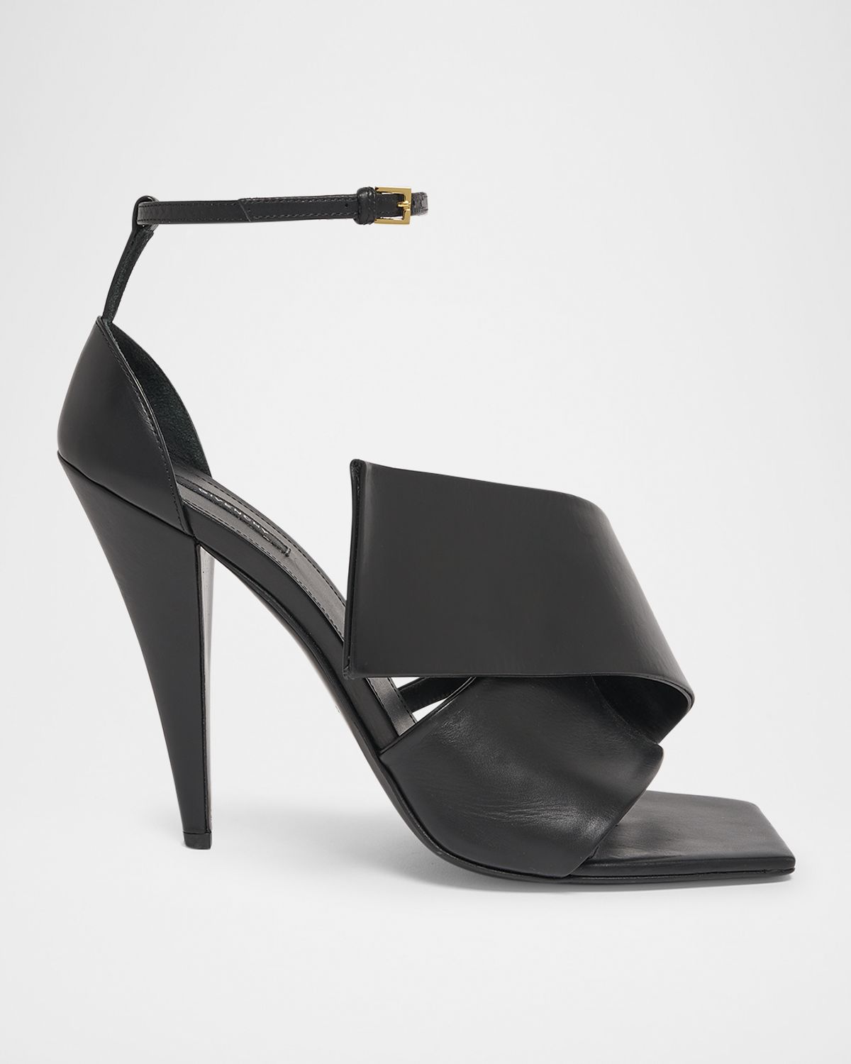 Givenchy Twisted Ribbon Leather Sandals