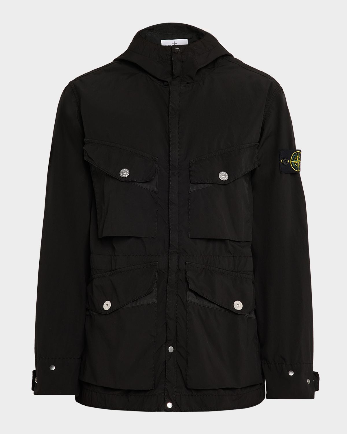 Stone Island Men 's Lightweight Water Resistant Short Parka