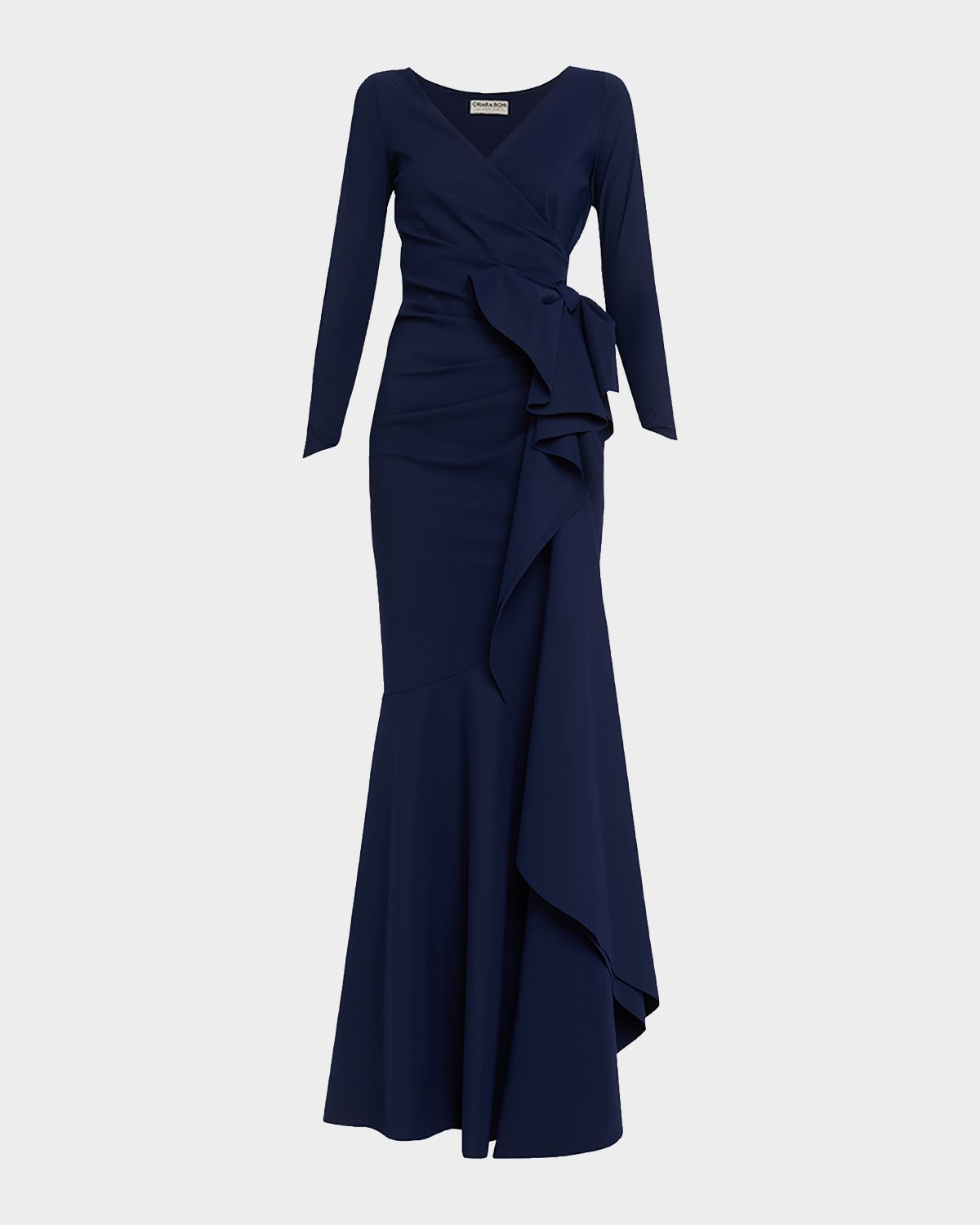 Chiara Boni La Petite Robe Maco Bow-Draped Jersey Gown | Thumbnail 6 Chiara Boni La Petite Robe Maco Bow-Draped Jersey Gown | Thumbnail 6