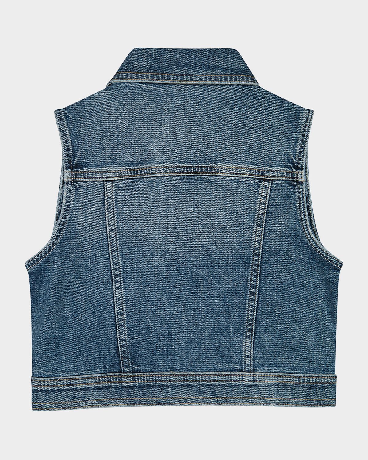 DL1961 Girl 's Manning Denim Vest, Size S-