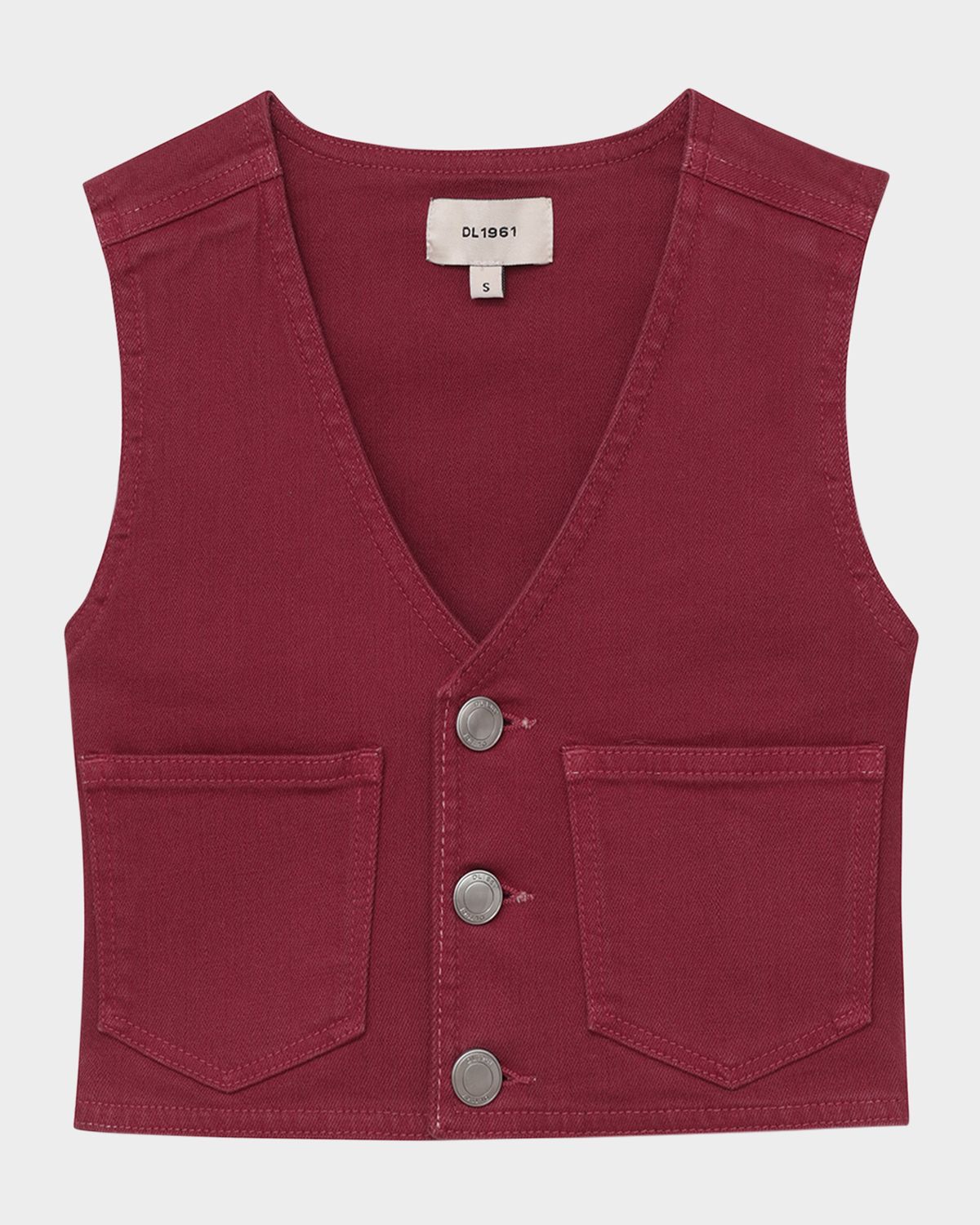 DL1961 Girl 's Zizi Buttoned Vest, Size S-L
