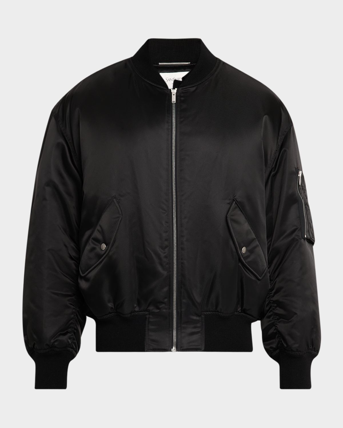 Saint Laurent Men 's Oversized Boule Bomber Jacket