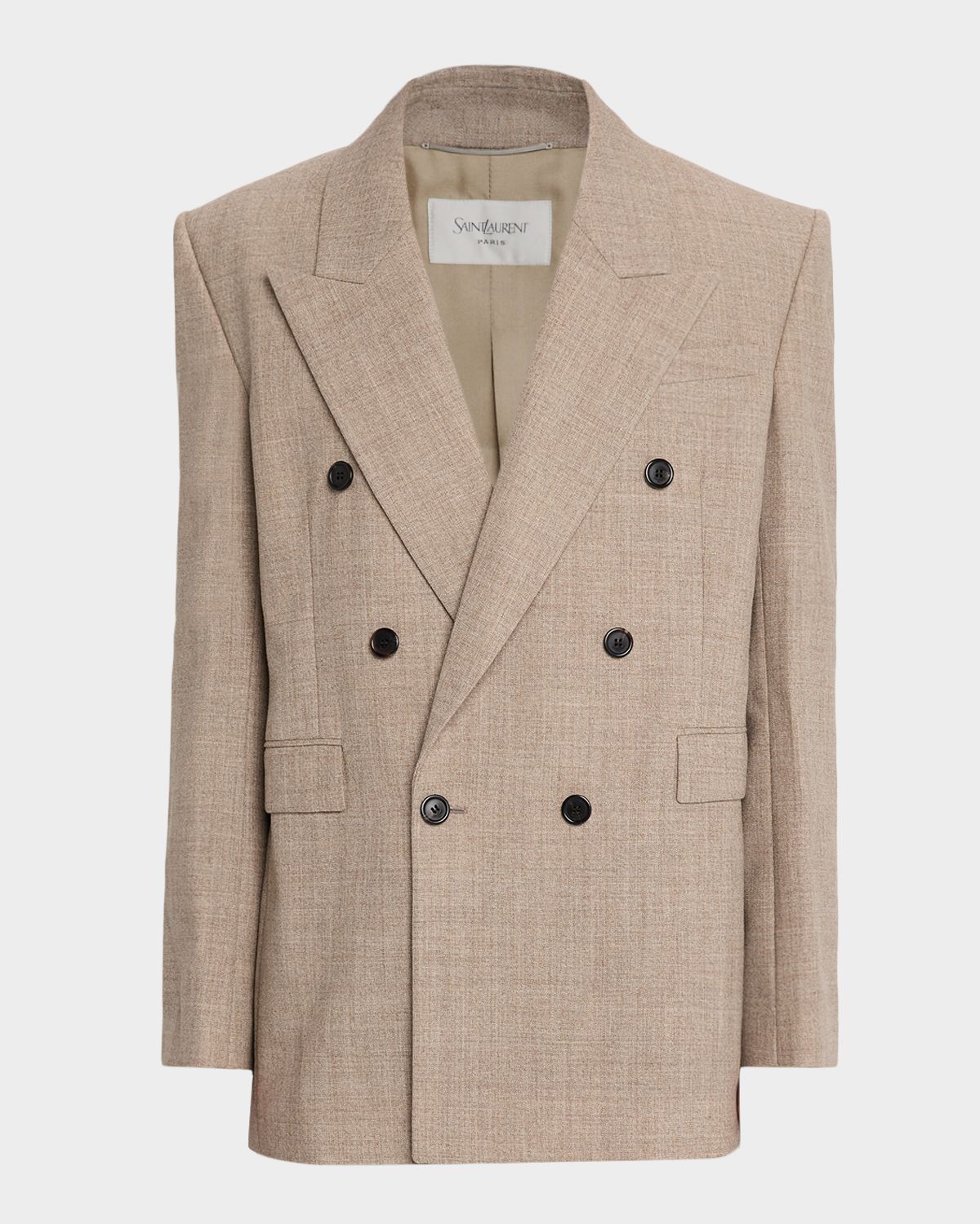 Saint Laurent Men 's Double-Breasted Blazer Jacket | Thumbnail 9 Saint Laurent Men 's Double-Breasted Blazer Jacket | Thumbnail 9