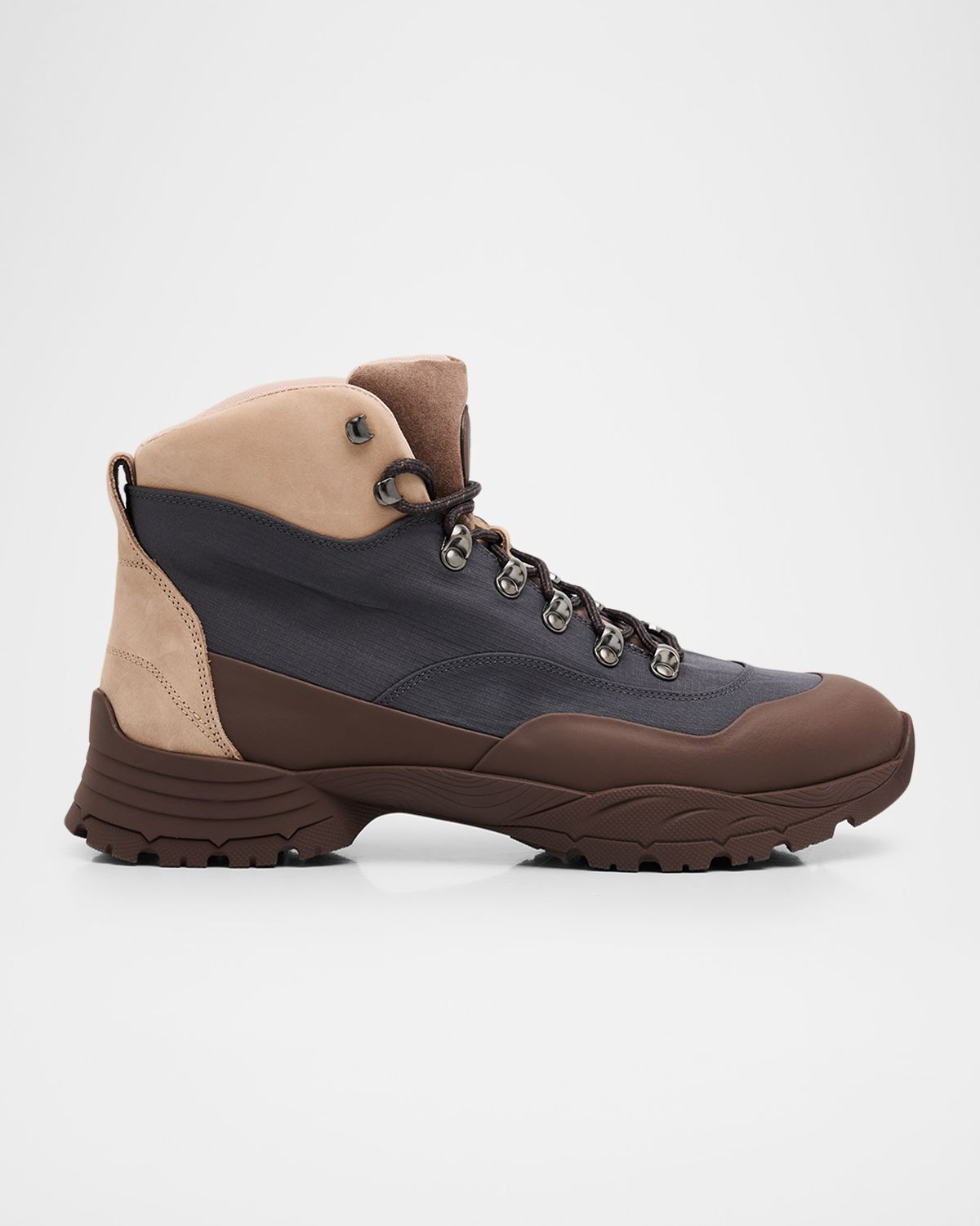 Brunello Cucinelli Men 's Polyester & Leather Outdoor Ankle Boots