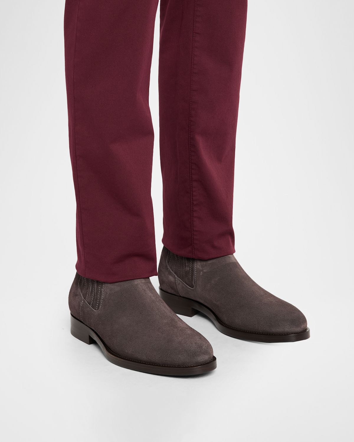 Brunello Cucinelli Men 's Suede Chelsea Boots