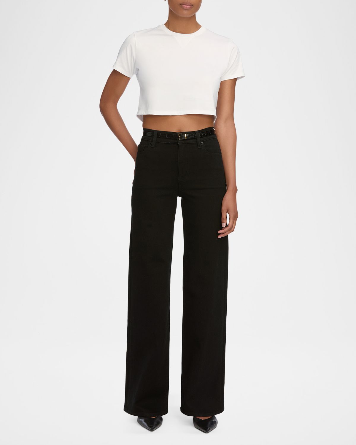 FRAME Le Slim Palazzo Jeans