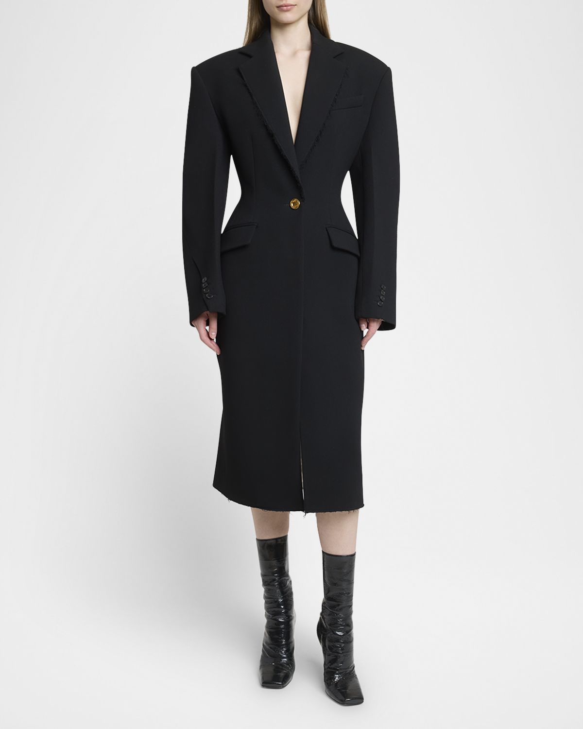 Givenchy Wool-Blend Cocoon Coat