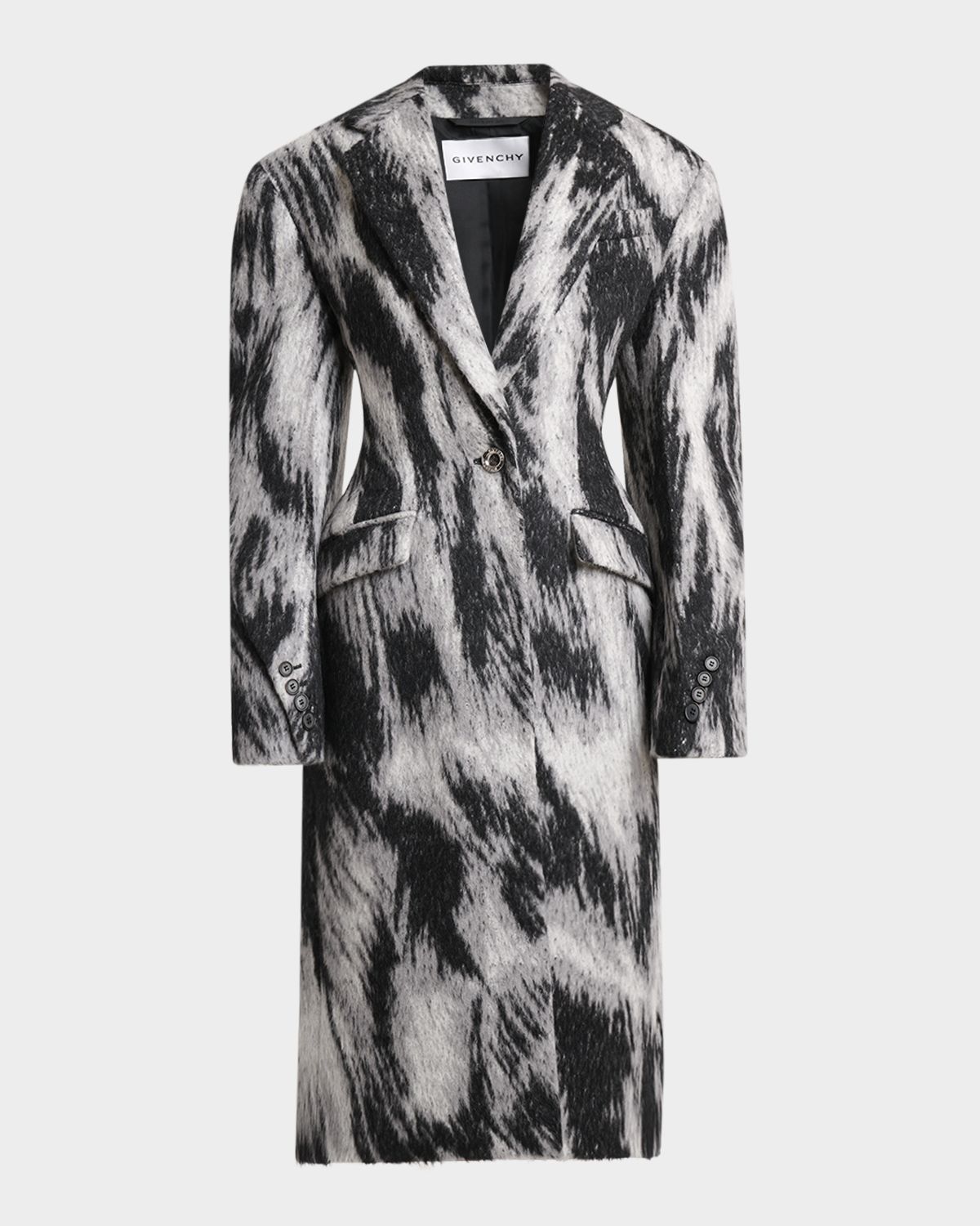 Givenchy Animal Cocoon Coat | Thumbnail 6 Givenchy Animal Cocoon Coat | Thumbnail 6