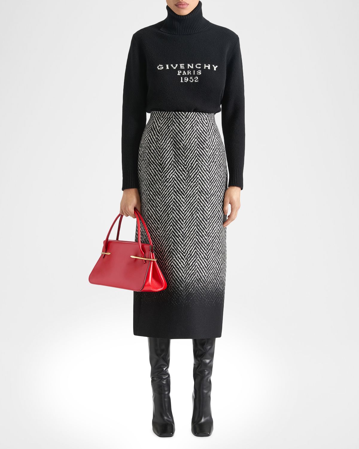 Givenchy Turtleneck Logo Wool-Cashmere Sweater