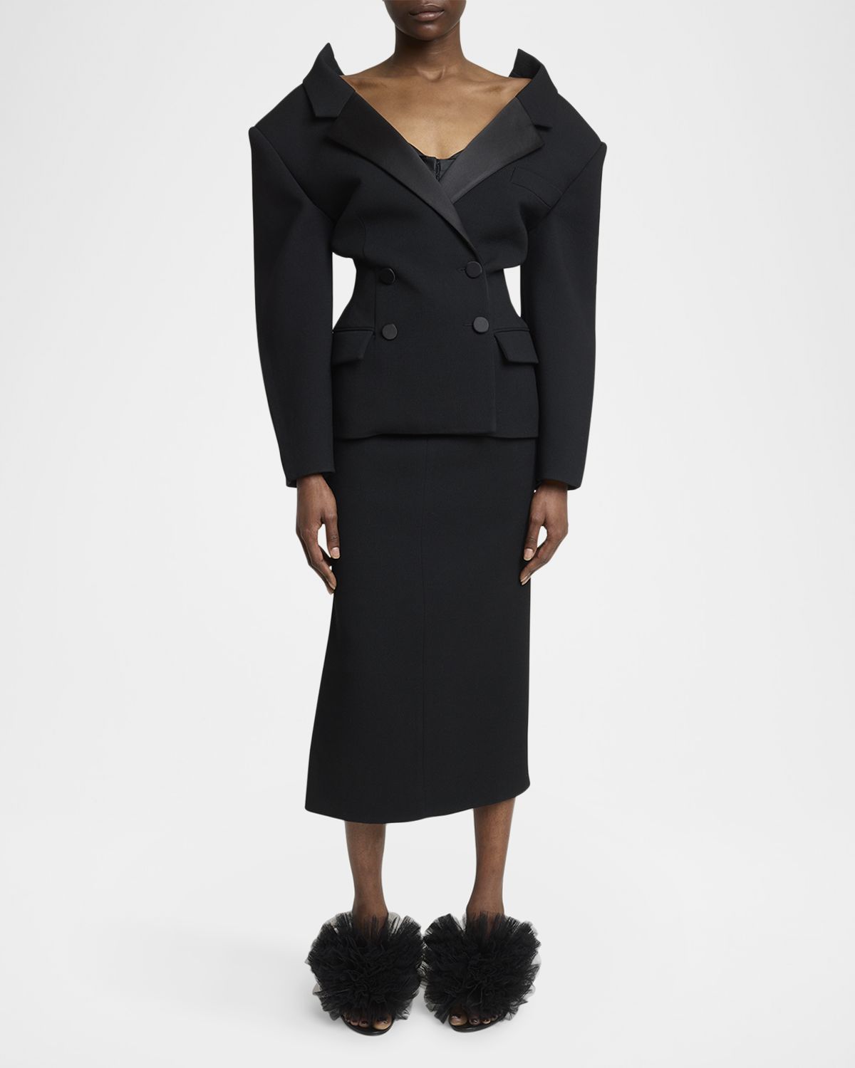 Givenchy Long Pencil Skirt with Slit