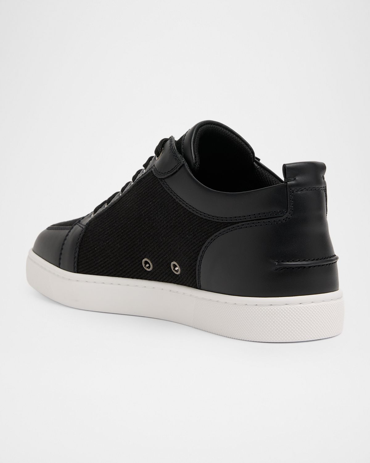 Christian Louboutin Men 's Rantulow Leather and Twill Low-Top Sneakers