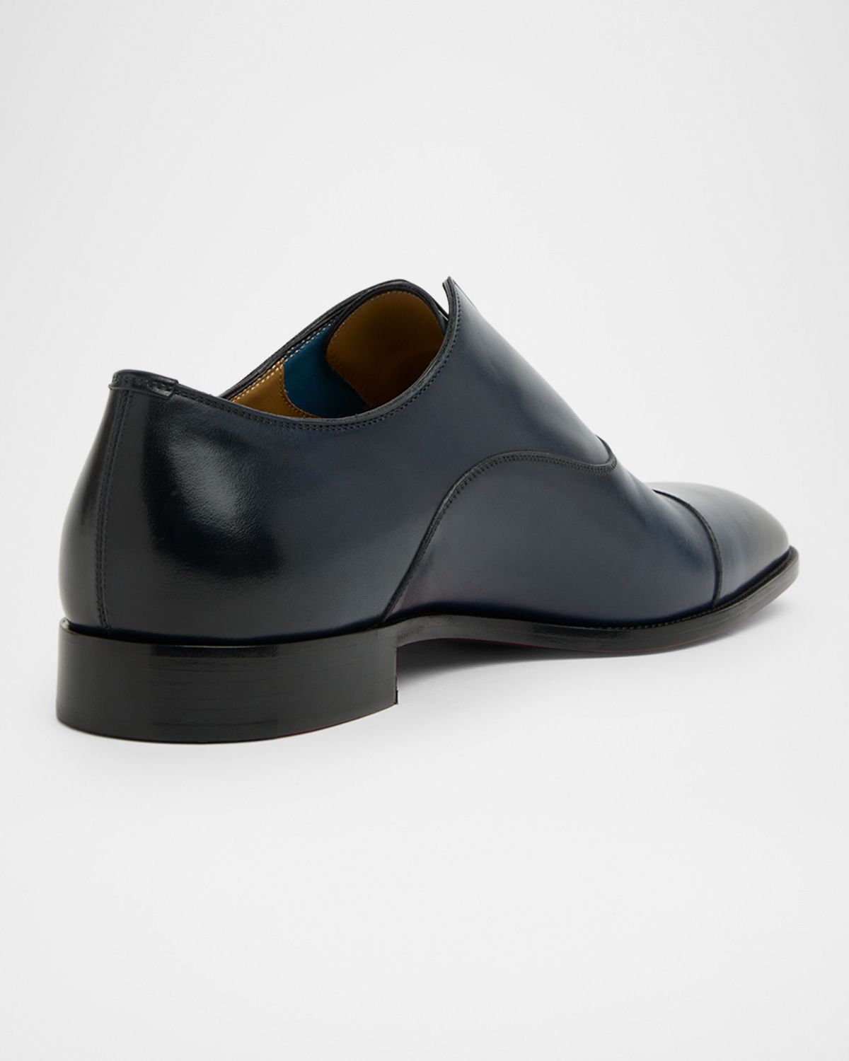 Christian Louboutin Men 's Alpha Male II Cap-Toe Leather Loafers