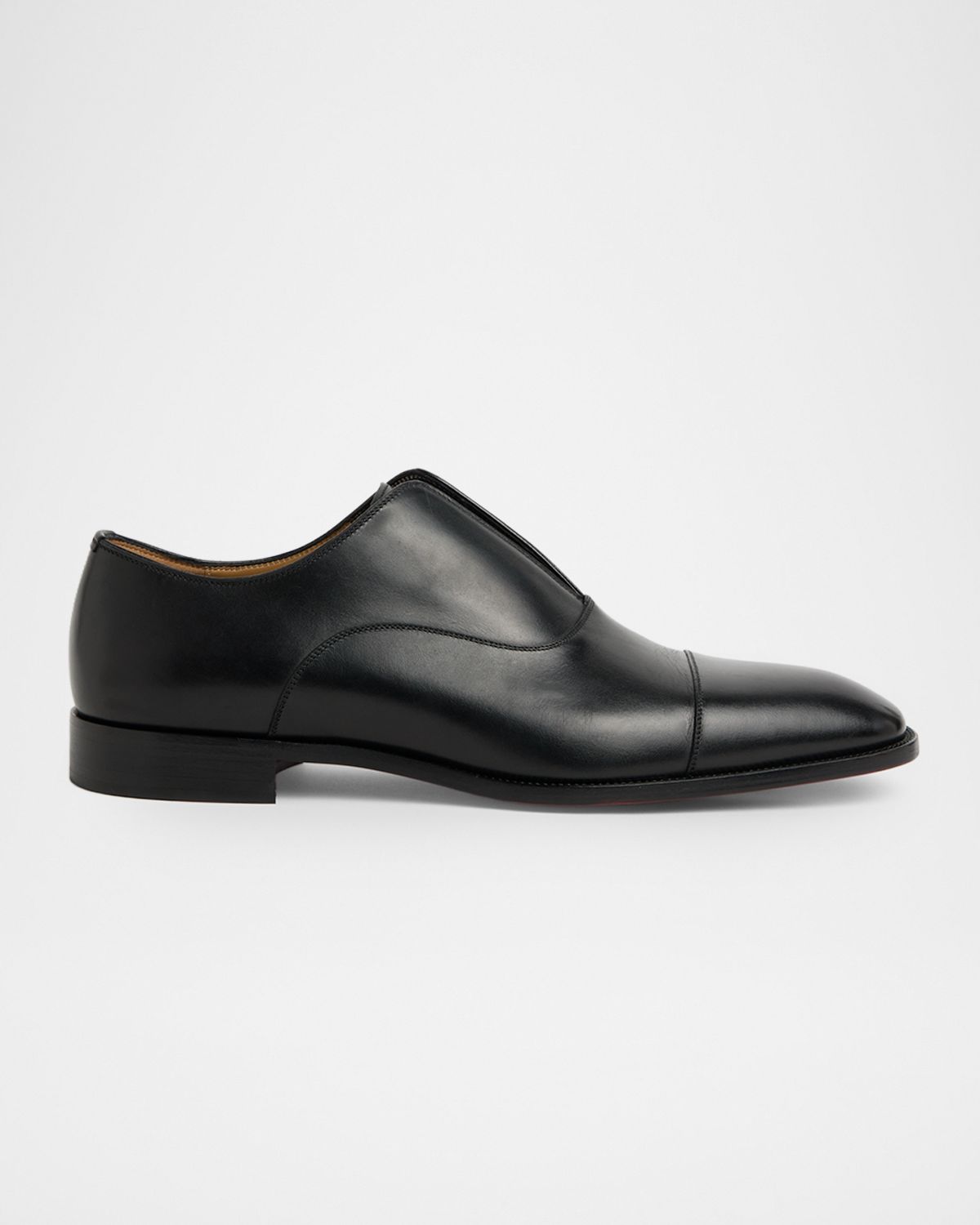 Christian Louboutin Men 's Alpha Male II Leather Cap-Toe Loafers | Thumbnail 5