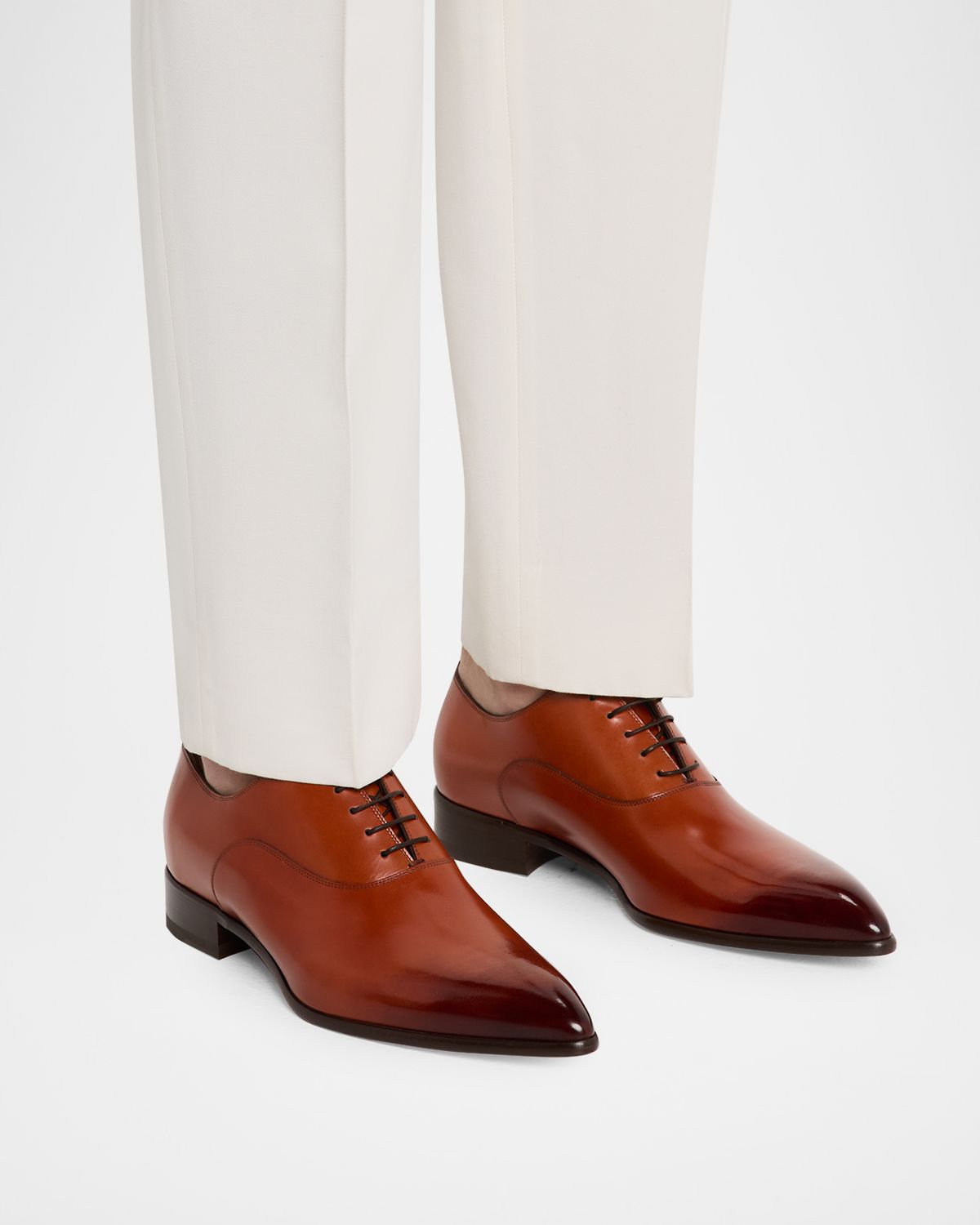 Christian Louboutin Men 's Pelvis Leather Oxford Shoes