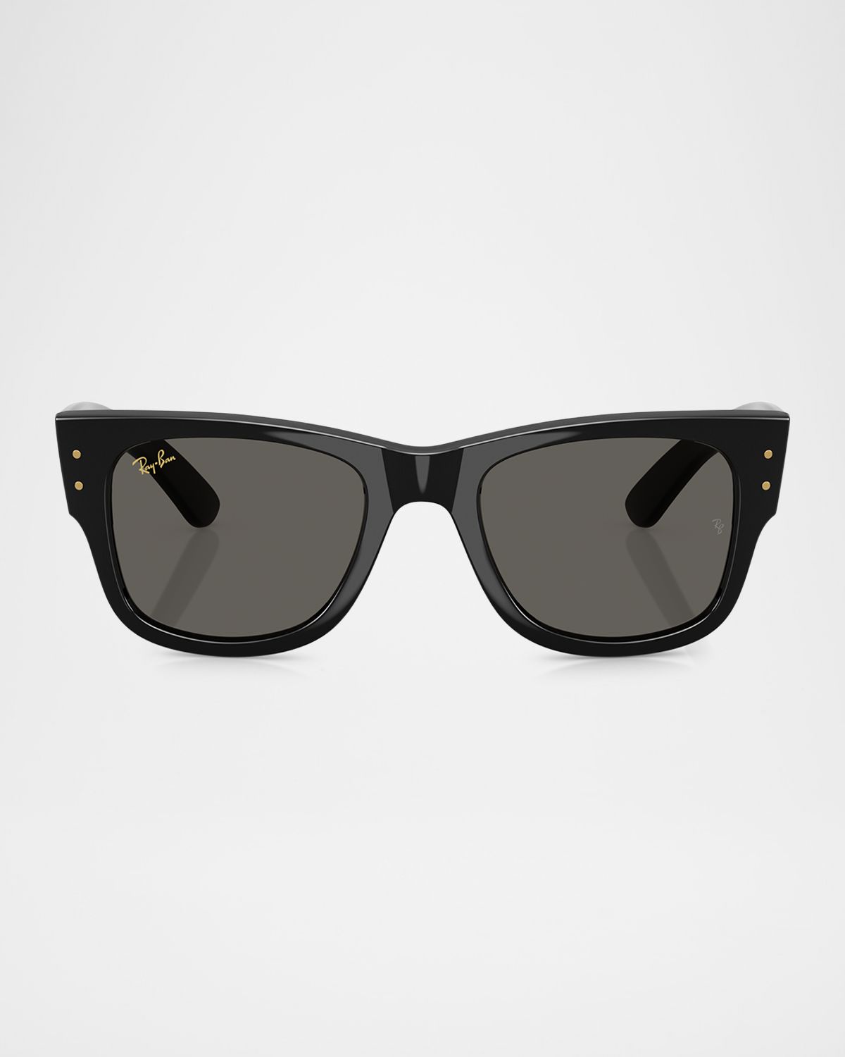 Ray-Ban Men 's RB0840S Mega Wayfarer A$AP ROCKY Blacked Out Collection Square Sunglasses