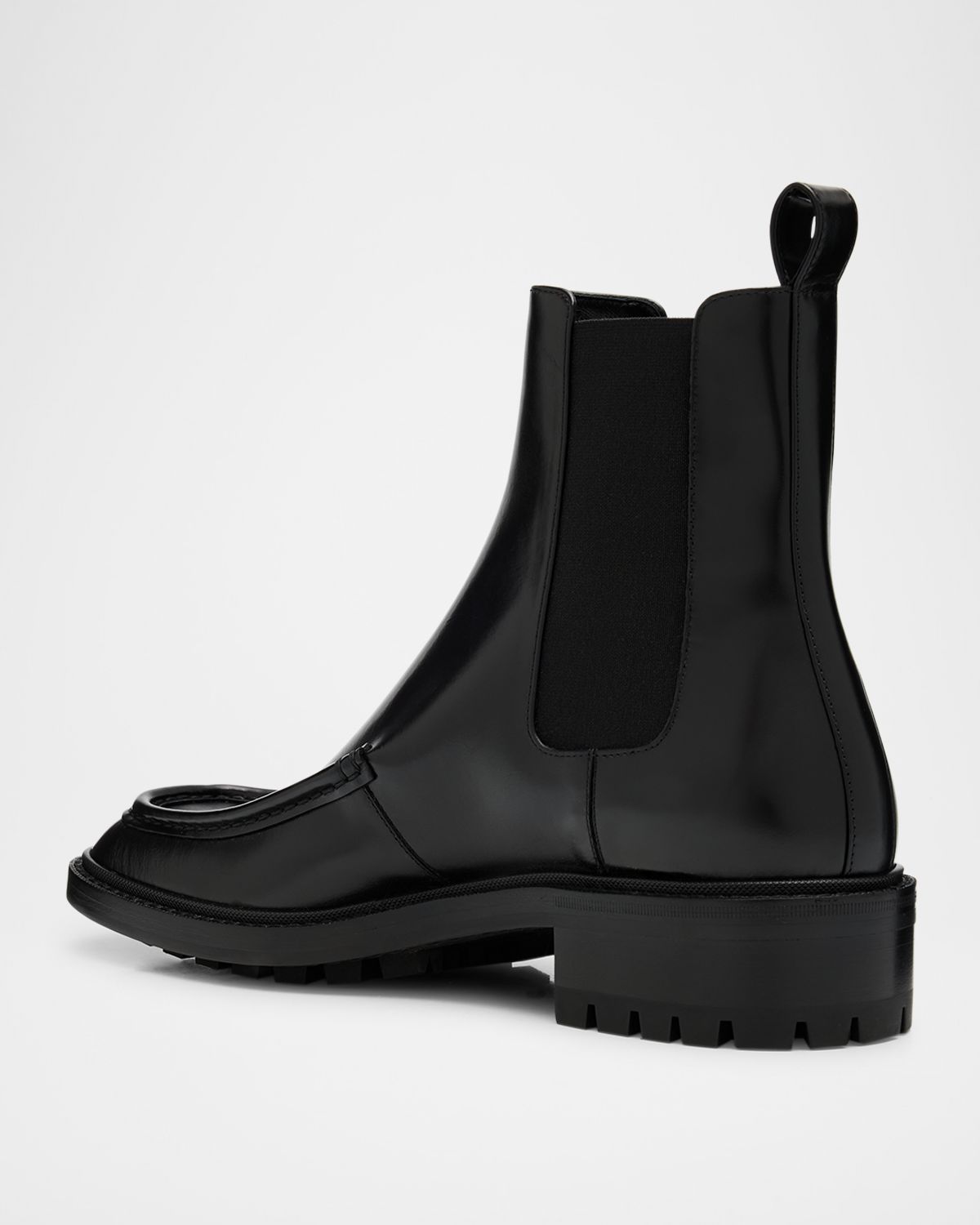 Saint Laurent Men 's Joe Smooth Leather Lug-Sole Chelsea Boots
