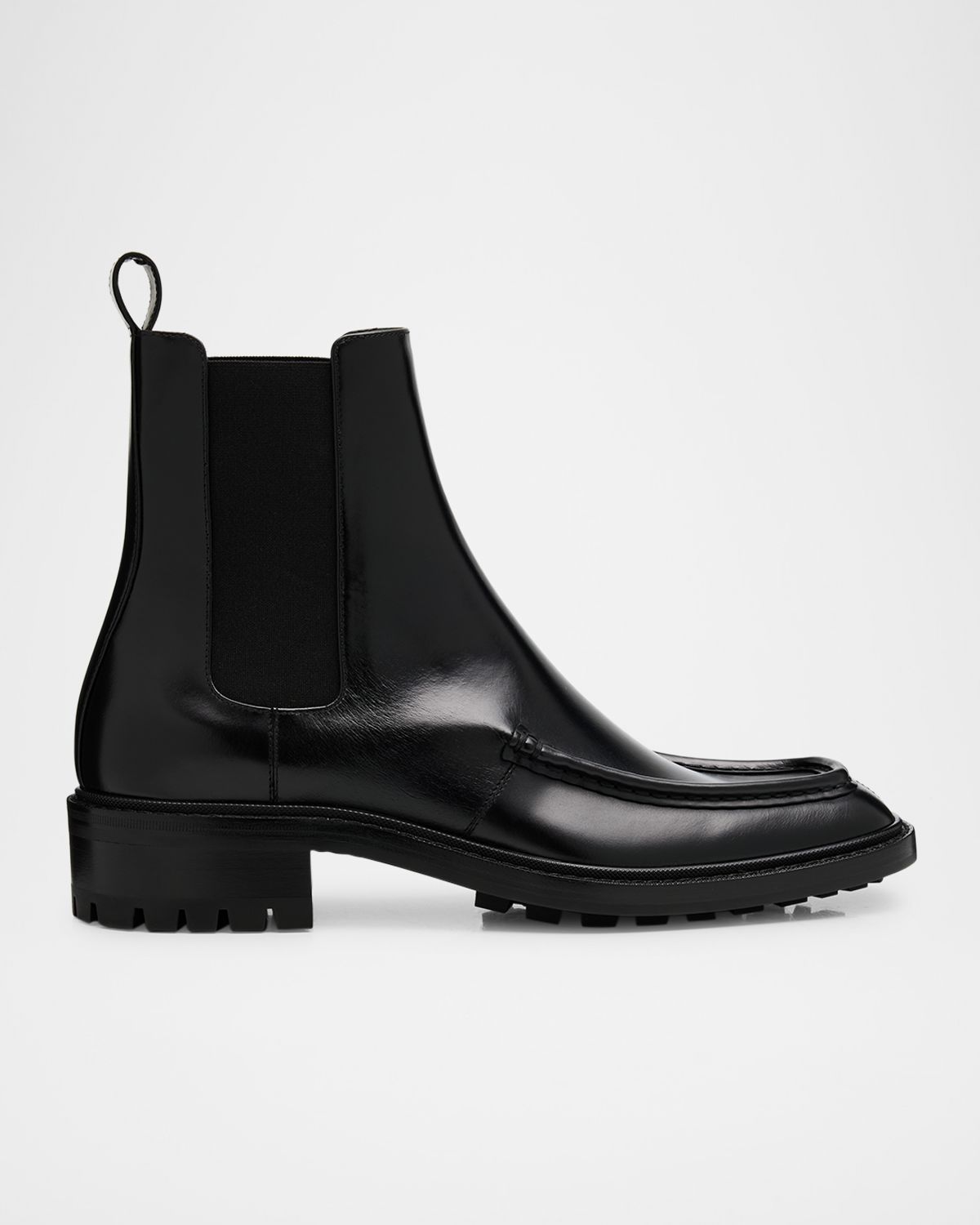 Saint Laurent Men 's Joe Smooth Leather Lug-Sole Chelsea Boots