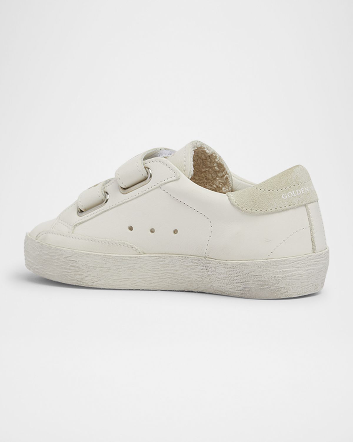 Golden Goose Girl 's Old School Leather Low-Top Sneakers