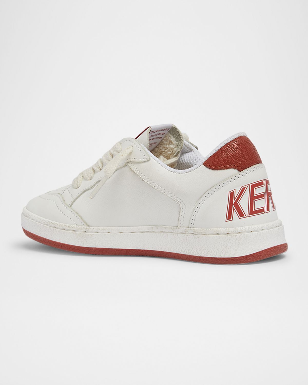 Golden Goose Kid 's Ball Star Lace-Up Leather Sneakers, Baby/Toddler