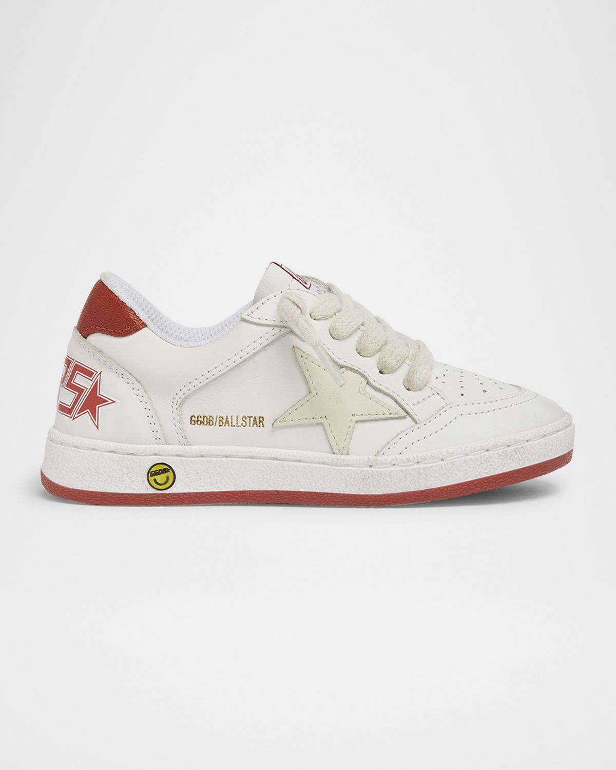 Golden Goose Kid 's Ball Star Lace-Up Leather Sneakers, Baby/Toddler