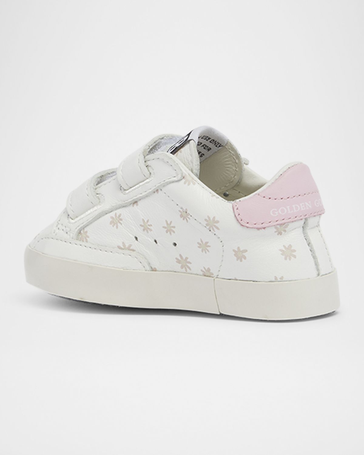 Golden Goose Kid's Old School Nappa Leather and Suede Sneakers, Baby