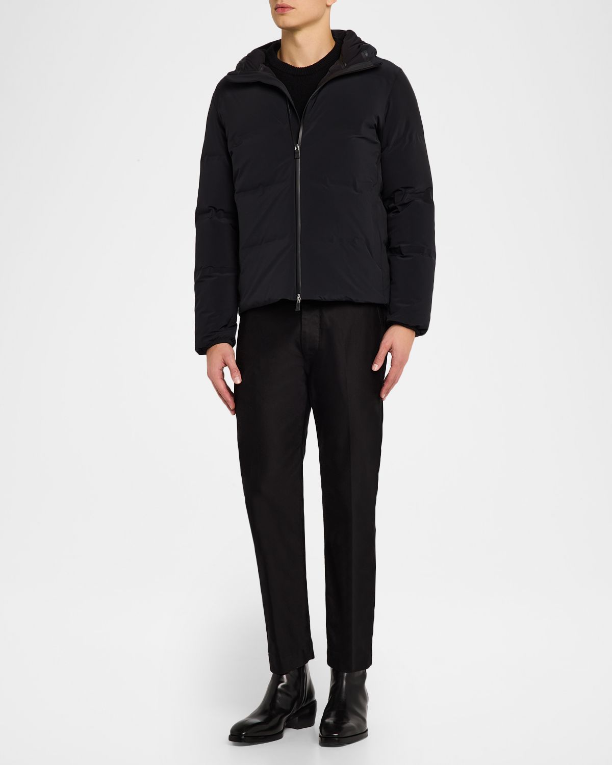 Herno Men 's Down Jacket in Impact Nylon