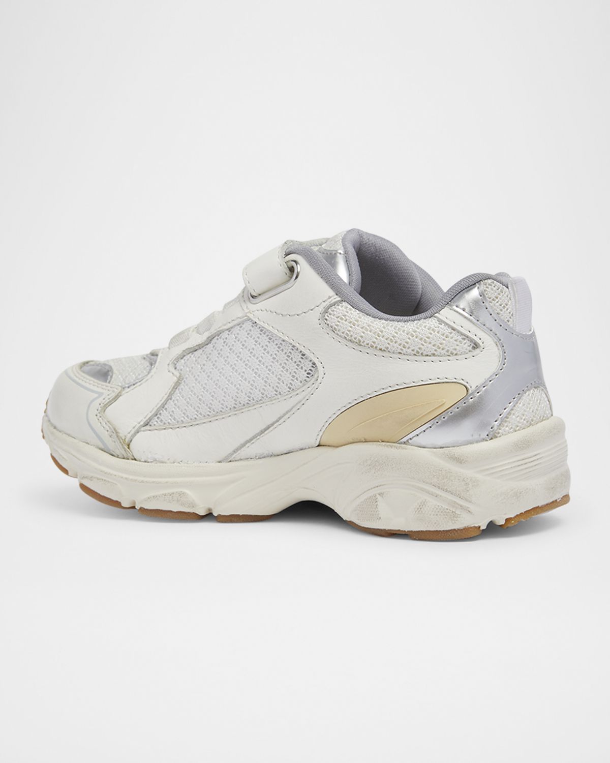 Golden Goose Kid 's Lightstar Leather and Mesh Sneakers