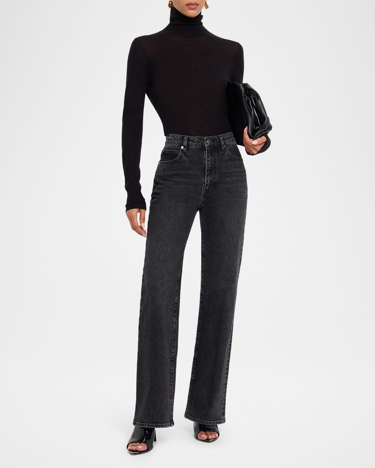 FRAME Slim Wool Turtleneck