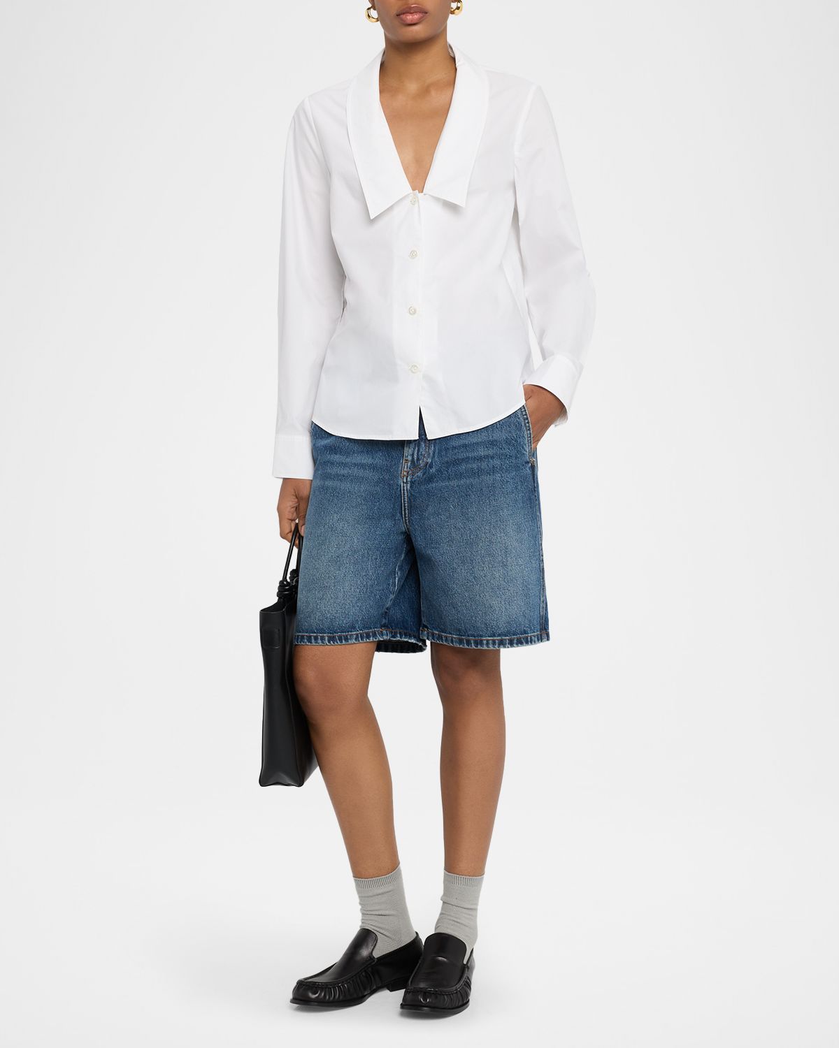 FRAME The Low Collar Shirt