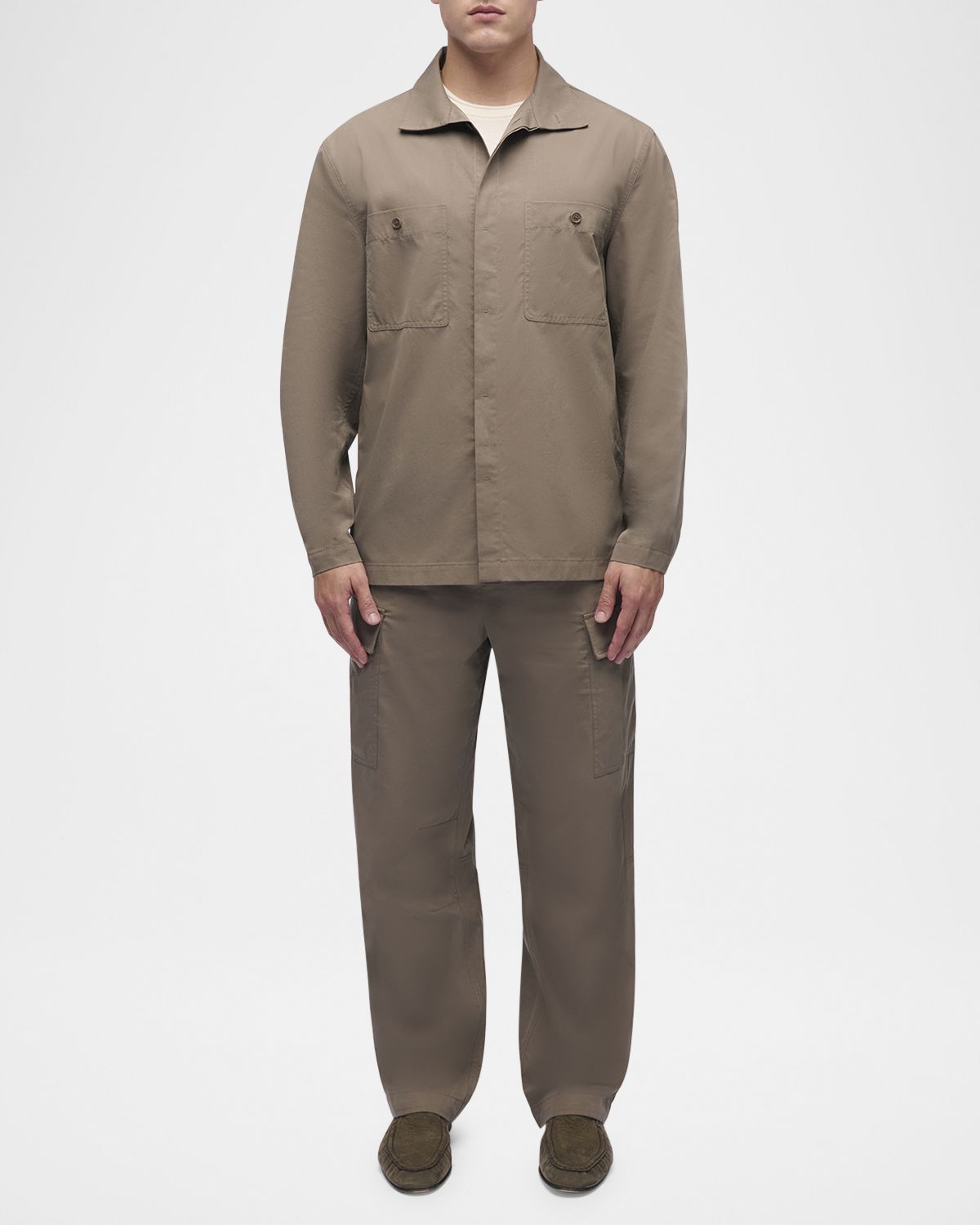 SIMKHAI Men 's Sean Relaxed-Fit Shirt Jacket