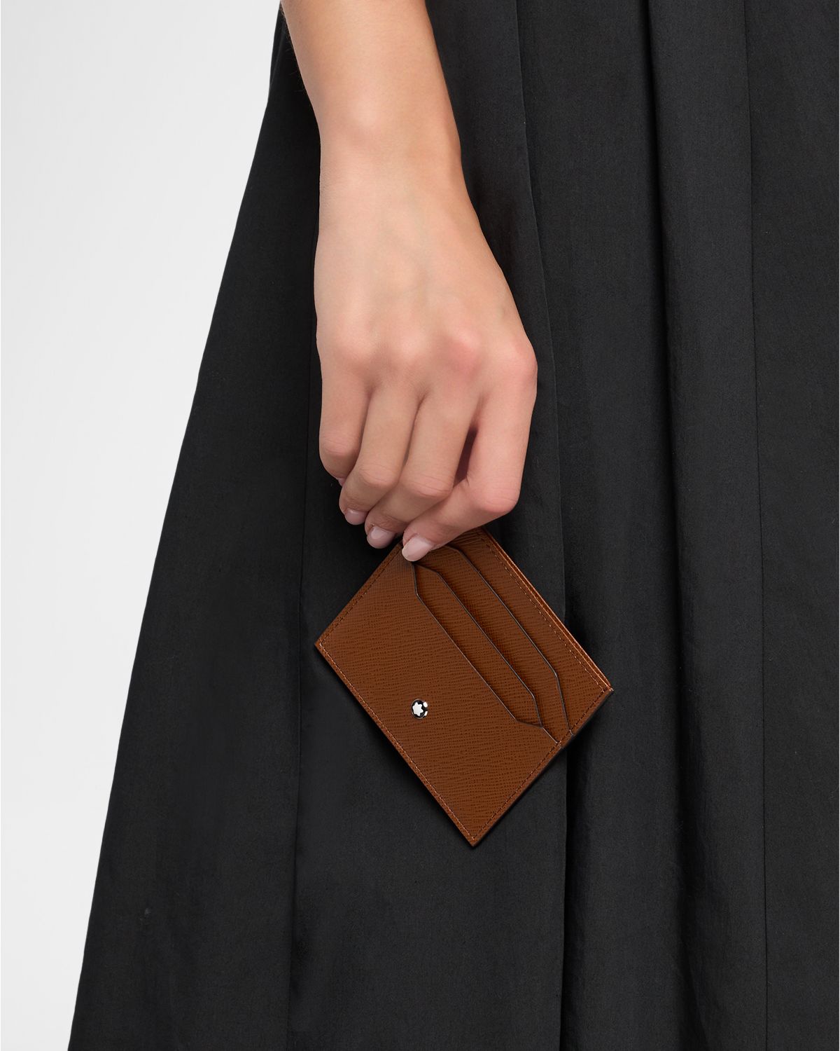 Montblanc Men 's Sartorial Leather Card Holder