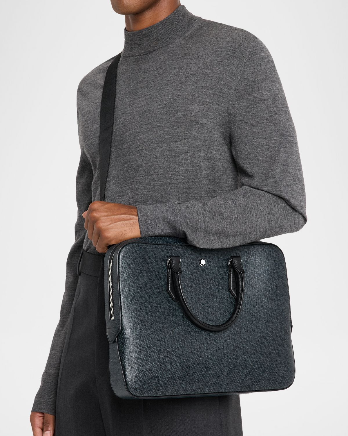 Montblanc Men 's Sartorial Leather Document Case