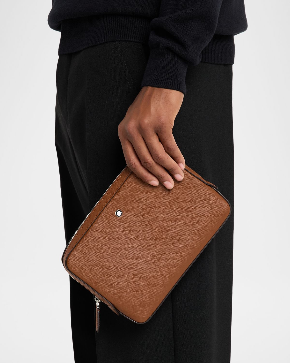 Montblanc Men 's Sartorial Mini Leather Crossbody Bag